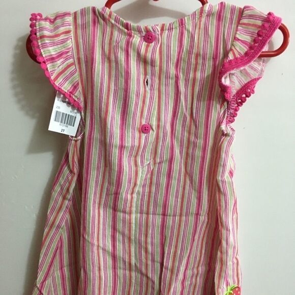 Goodlad Toddlers Girls Dress 👗 2T Pink Multi NWT - Picture 2 of 4